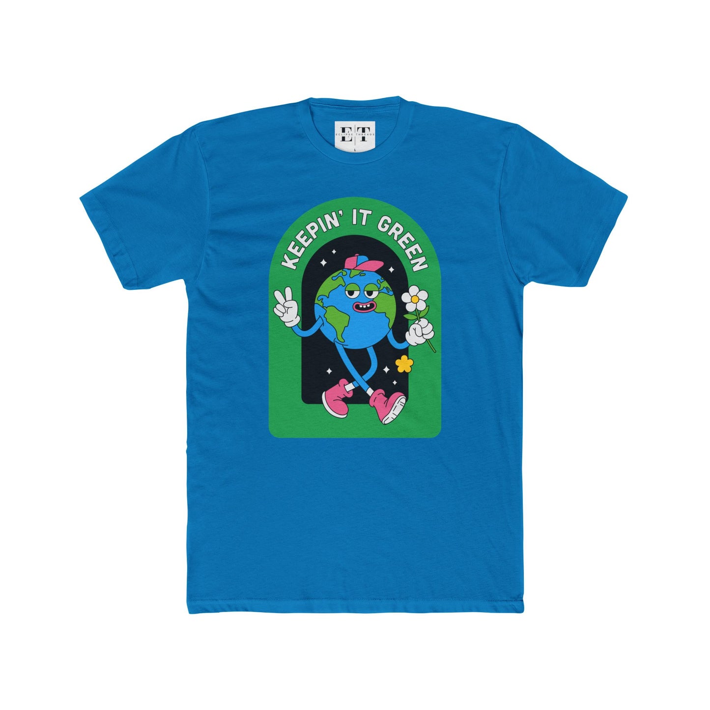 Eco-Friendly Unisex Cotton Crew Tee - Keepin' It Green T-Shirt