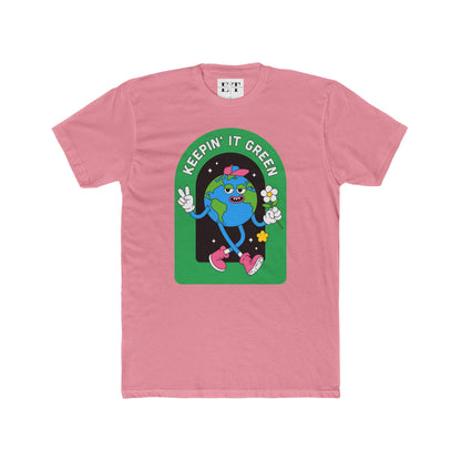 Eco-Friendly Unisex Cotton Crew Tee - Keepin' It Green T-Shirt